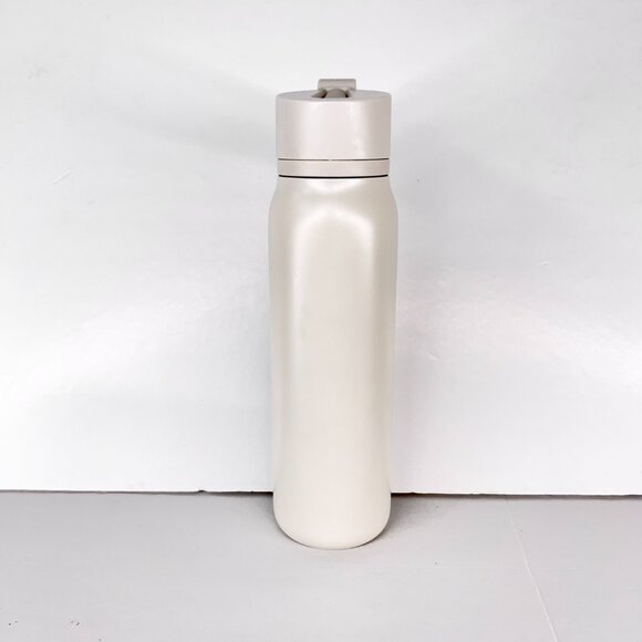 NWT Starbucks Twist to Sip Stainless Steel Drink Bottle Cream Grey 591ml/20oz - Picture 4 of 14